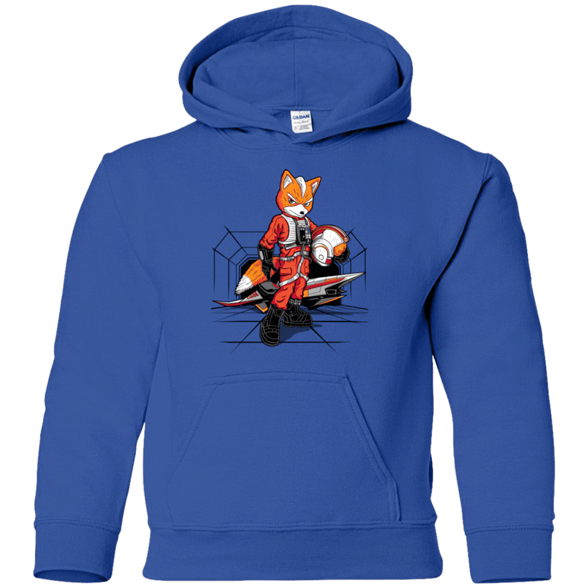 Sweatshirts Royal / YS Rebel Fox Youth Hoodie