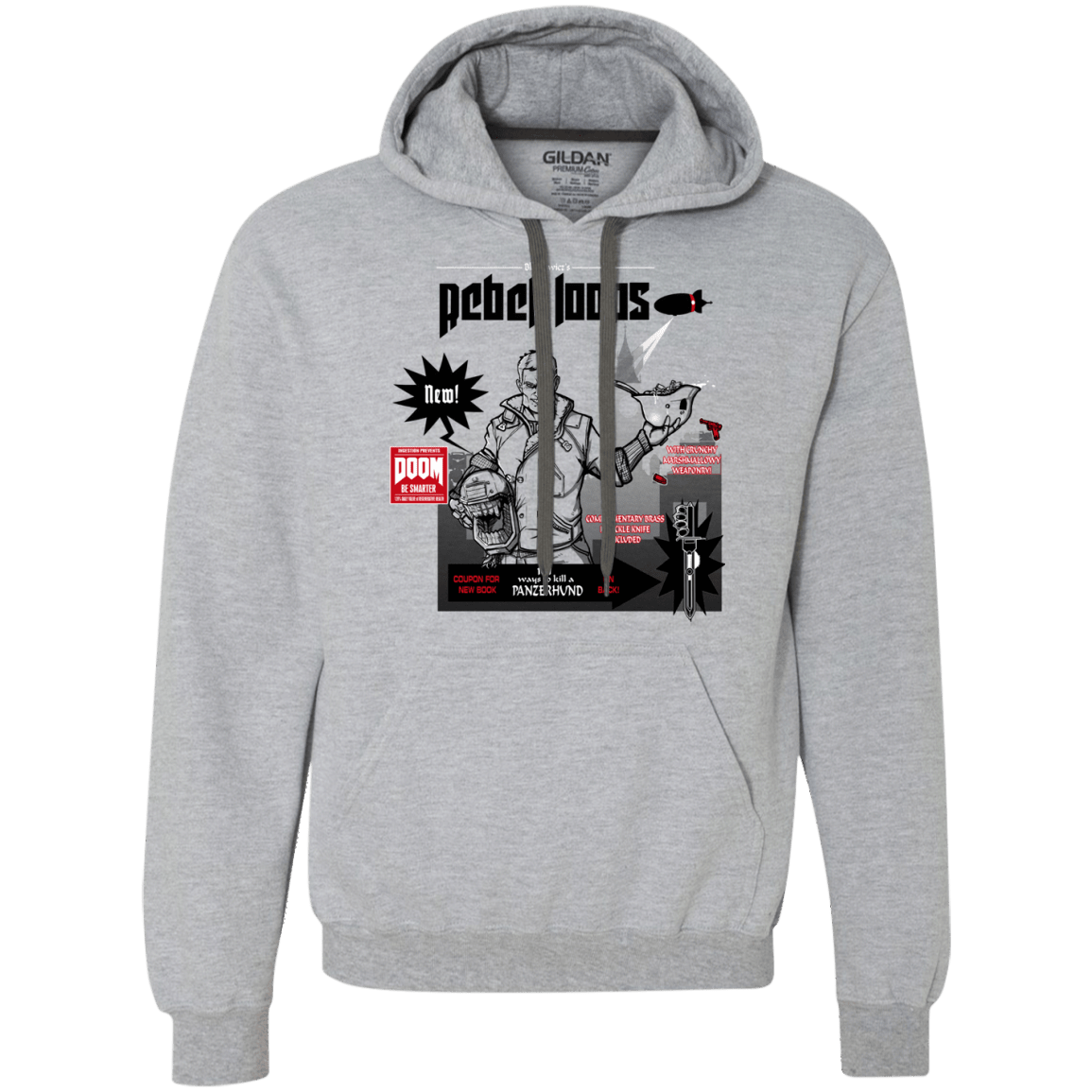 Sweatshirts Sport Grey / S Rebel Loops Premium Fleece Hoodie
