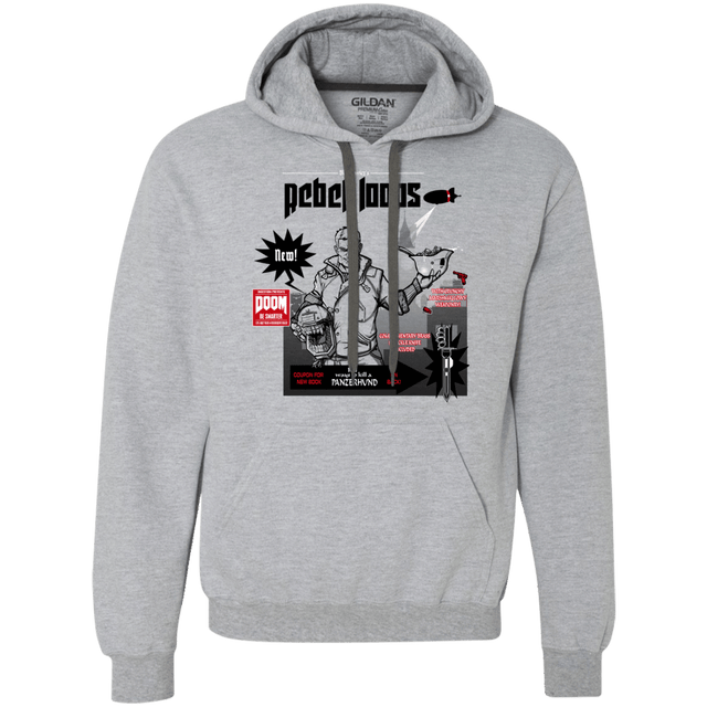 Sweatshirts Sport Grey / S Rebel Loops Premium Fleece Hoodie