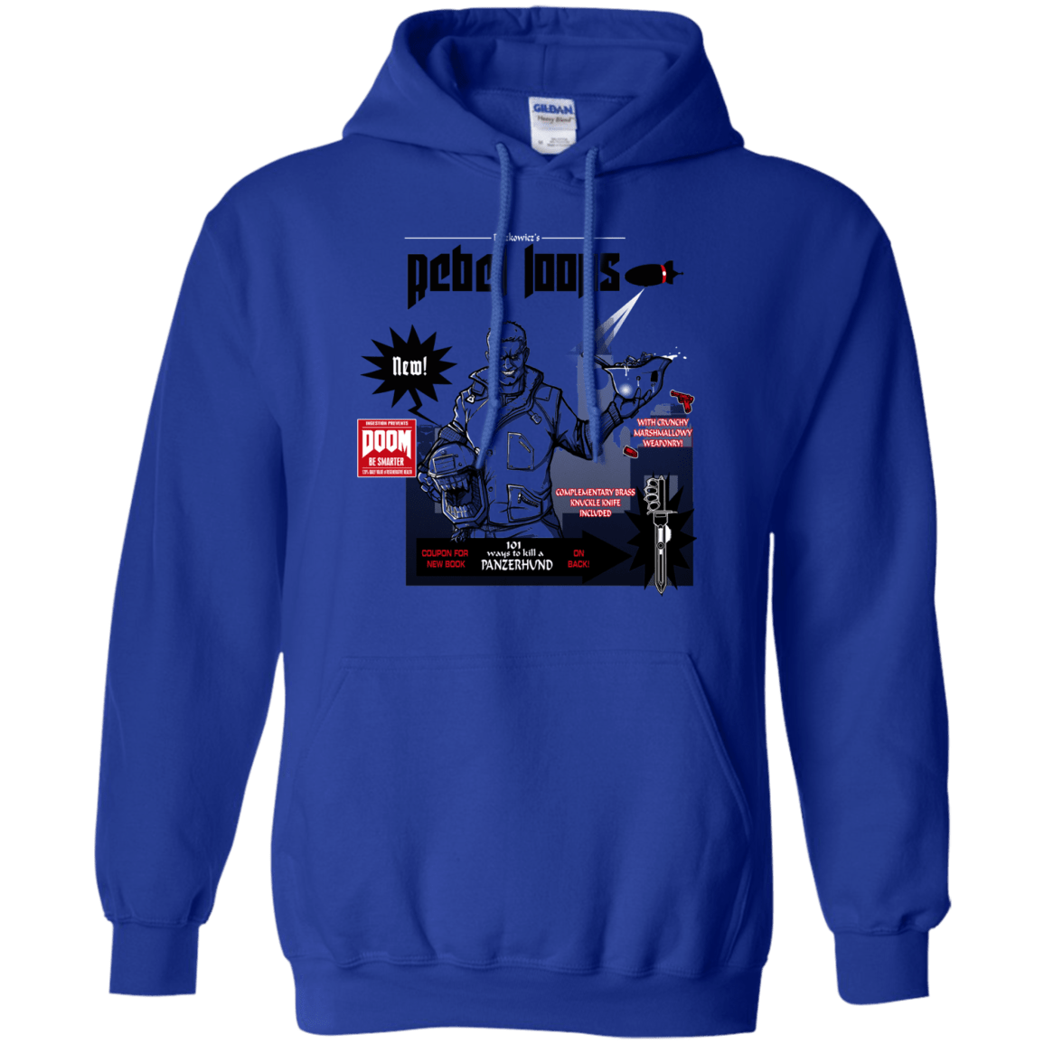 Sweatshirts Royal / S Rebel Loops Pullover Hoodie