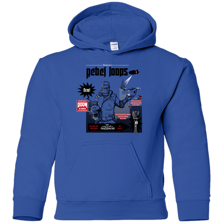 Sweatshirts Royal / YS Rebel Loops Youth Hoodie