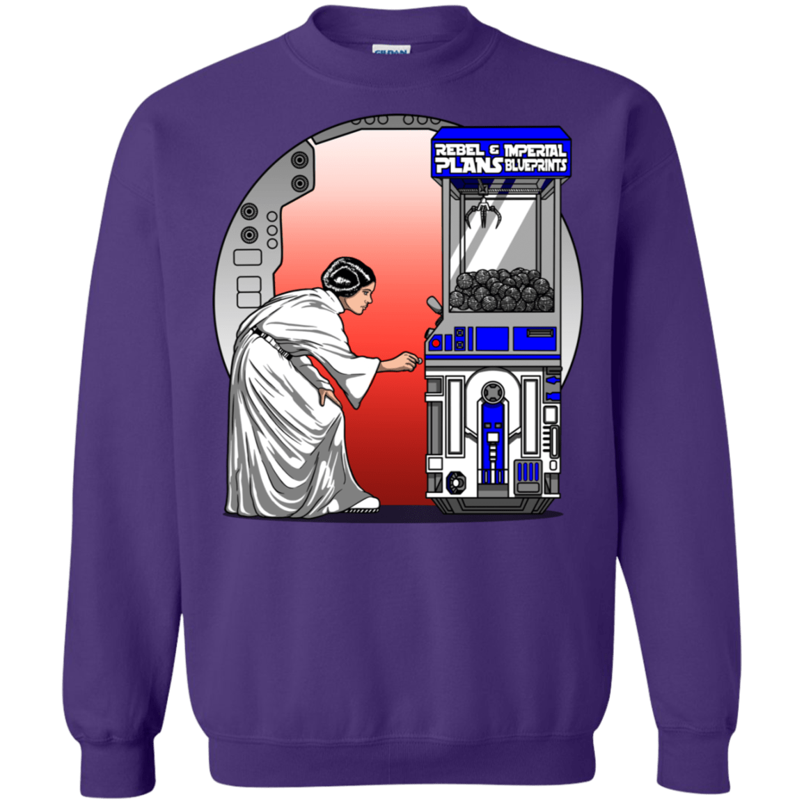 Sweatshirts Purple / S Rebel Plans Crewneck Sweatshirt