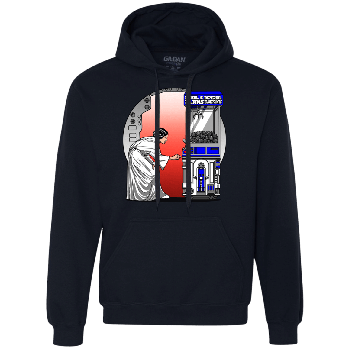 Sweatshirts Navy / S Rebel Plans Premium Fleece Hoodie