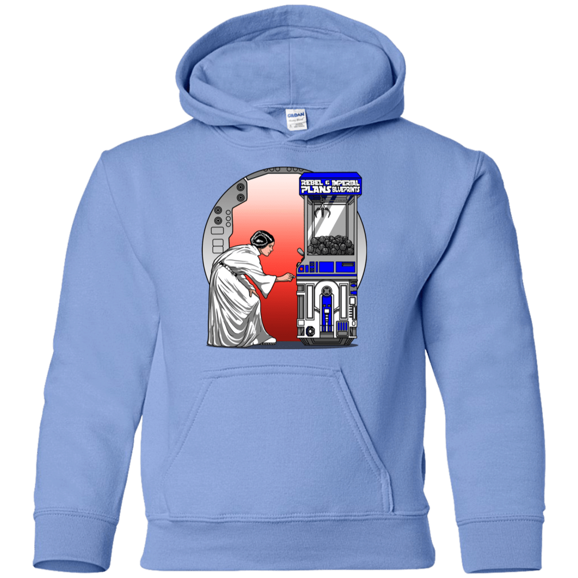 Sweatshirts Carolina Blue / YS Rebel Plans Youth Hoodie