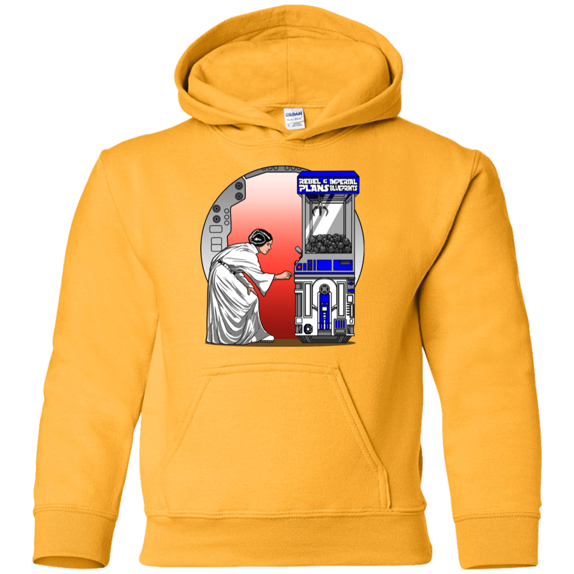 Sweatshirts Gold / YS Rebel Plans Youth Hoodie