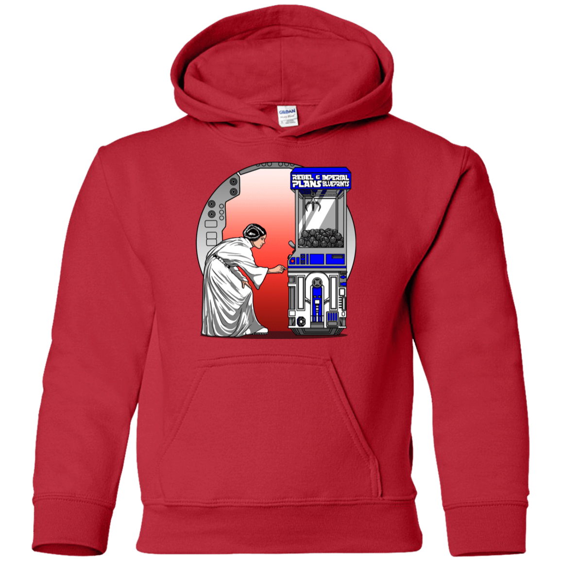 Sweatshirts Red / YS Rebel Plans Youth Hoodie