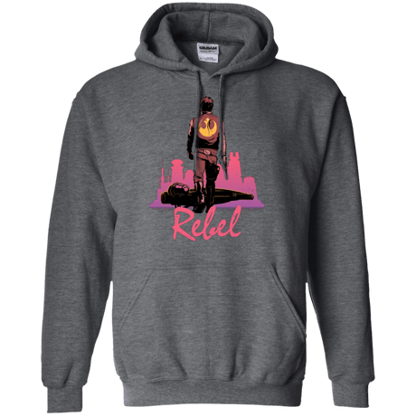 Sweatshirts Dark Heather / Small Rebel Pullover Hoodie