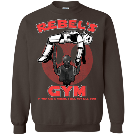 Sweatshirts Dark Chocolate / Small Rebel's Gym Crewneck Sweatshirt
