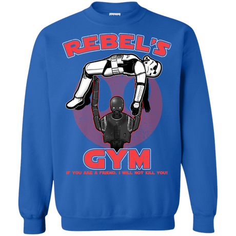 Sweatshirts Royal / Small Rebel's Gym Crewneck Sweatshirt