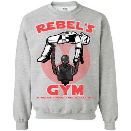 Sweatshirts Sport Grey / Small Rebel's Gym Crewneck Sweatshirt