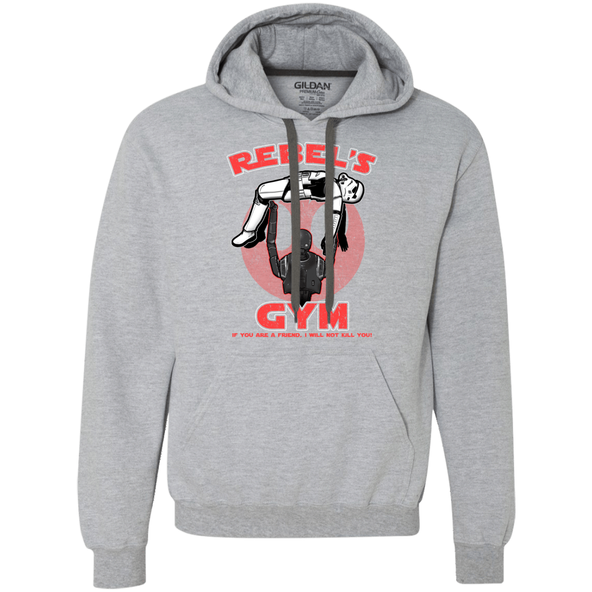 Sweatshirts Sport Grey / Small Rebel's Gym Premium Fleece Hoodie