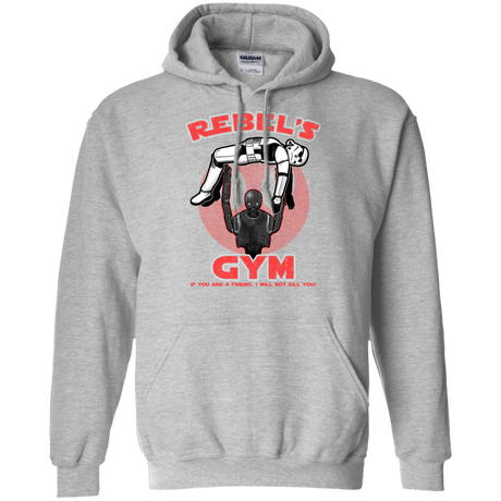 Sweatshirts Sport Grey / Small Rebel's Gym Pullover Hoodie