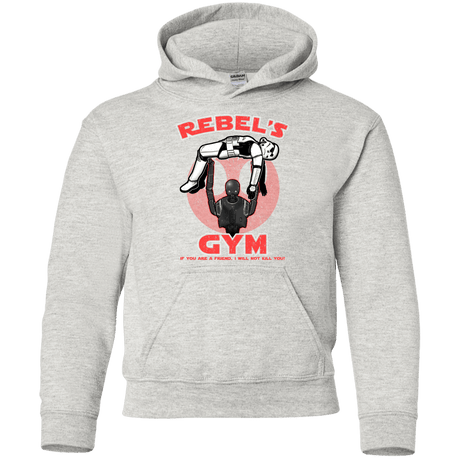 Sweatshirts Ash / YS Rebel's Gym Youth Hoodie