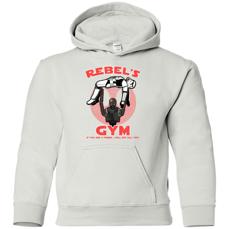 Sweatshirts White / YS Rebel's Gym Youth Hoodie