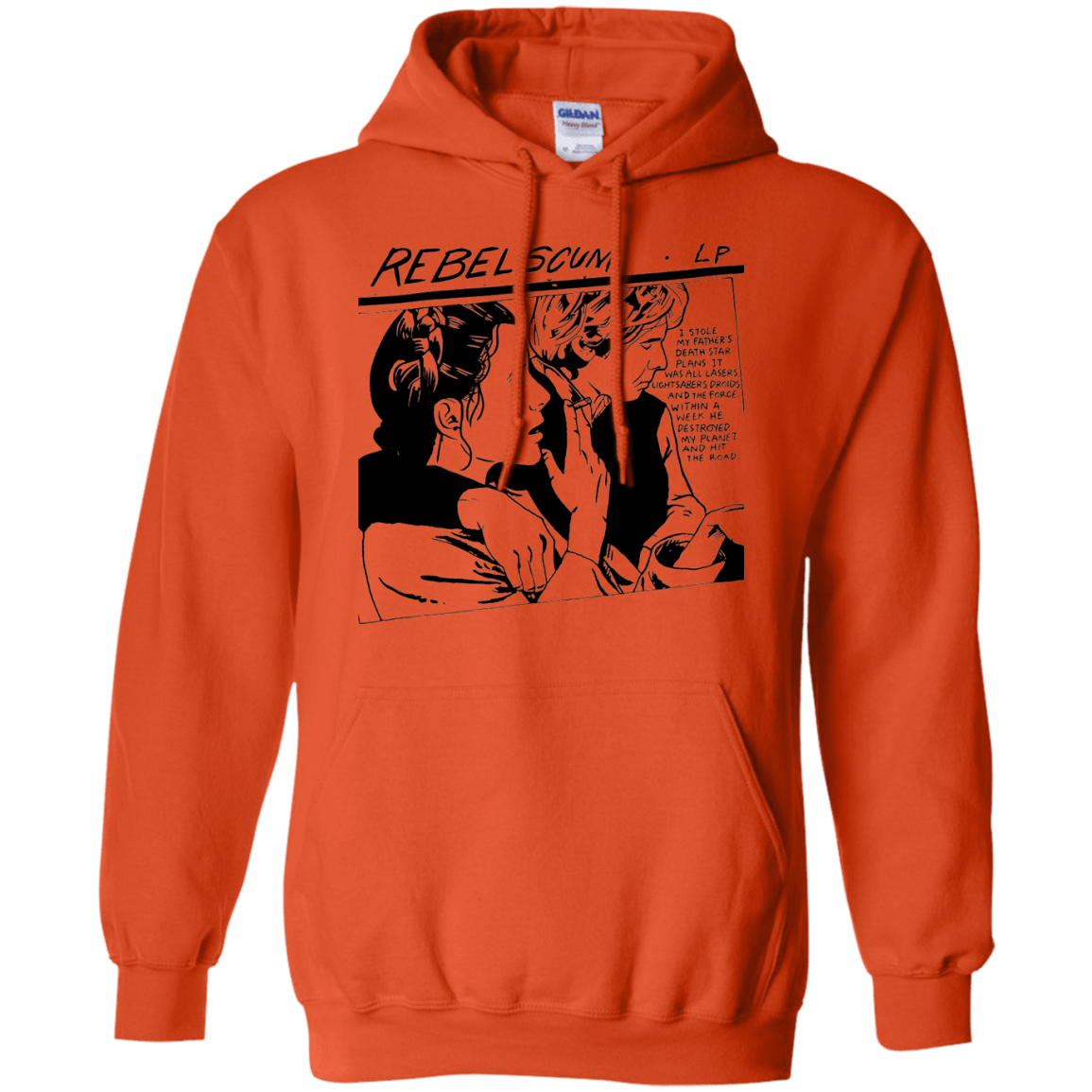 Sweatshirts Orange / Small Rebel Scum Pullover Hoodie