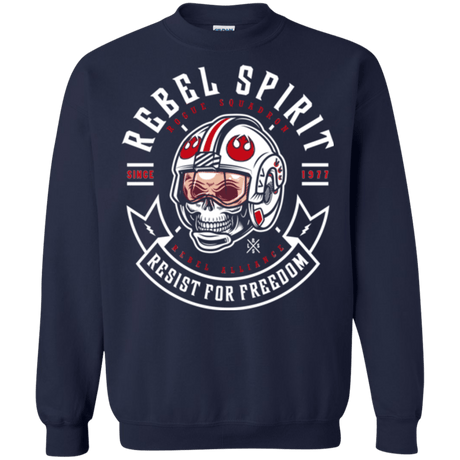 Sweatshirts Navy / Small Rebel Since 1977 Crewneck Sweatshirt