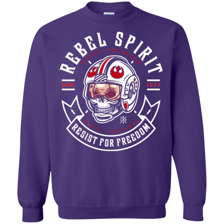Sweatshirts Purple / Small Rebel Since 1977 Crewneck Sweatshirt