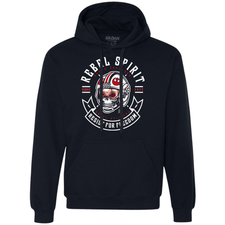 Sweatshirts Navy / Small Rebel Since 1977 Premium Fleece Hoodie