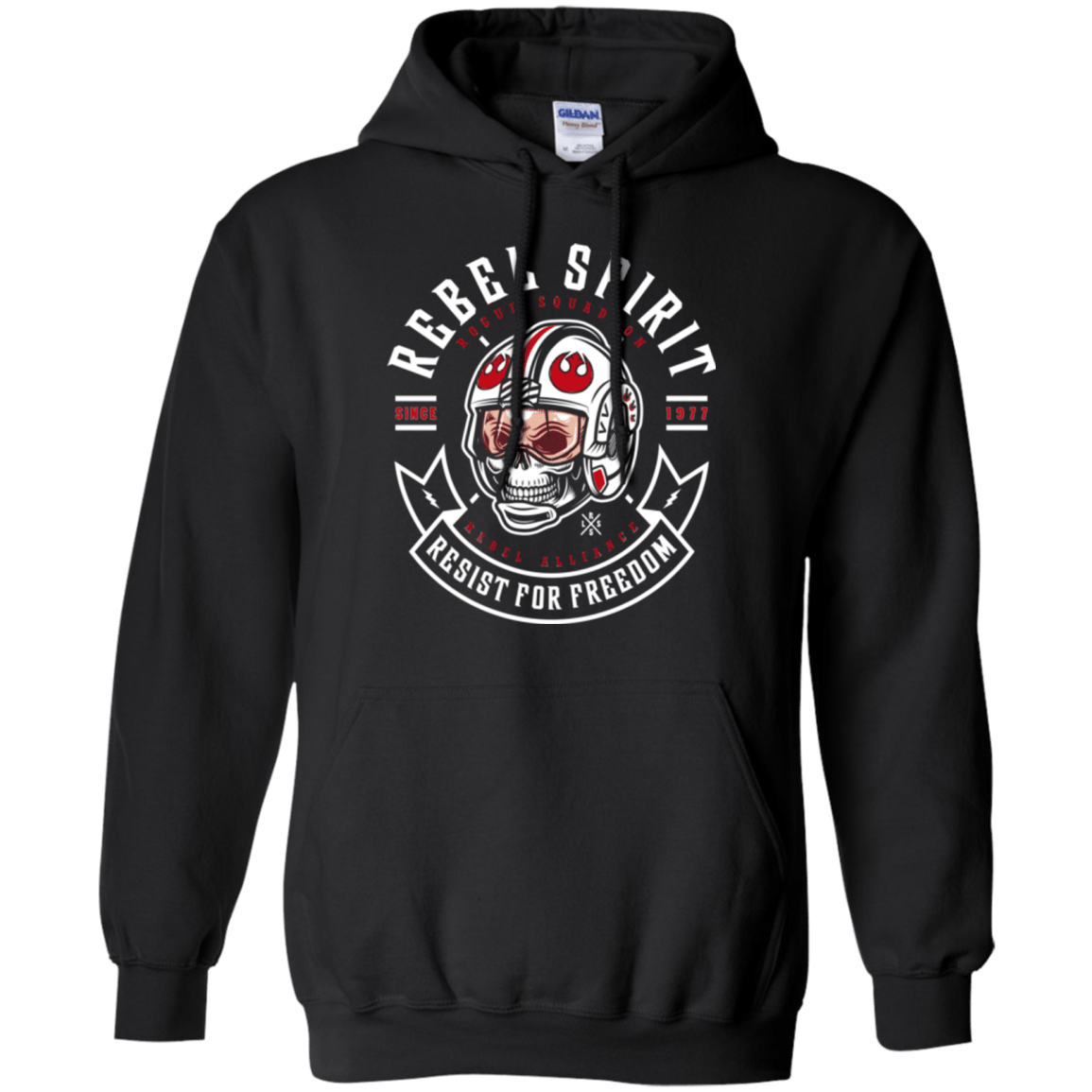 Sweatshirts Black / Small Rebel Since 1977 Pullover Hoodie