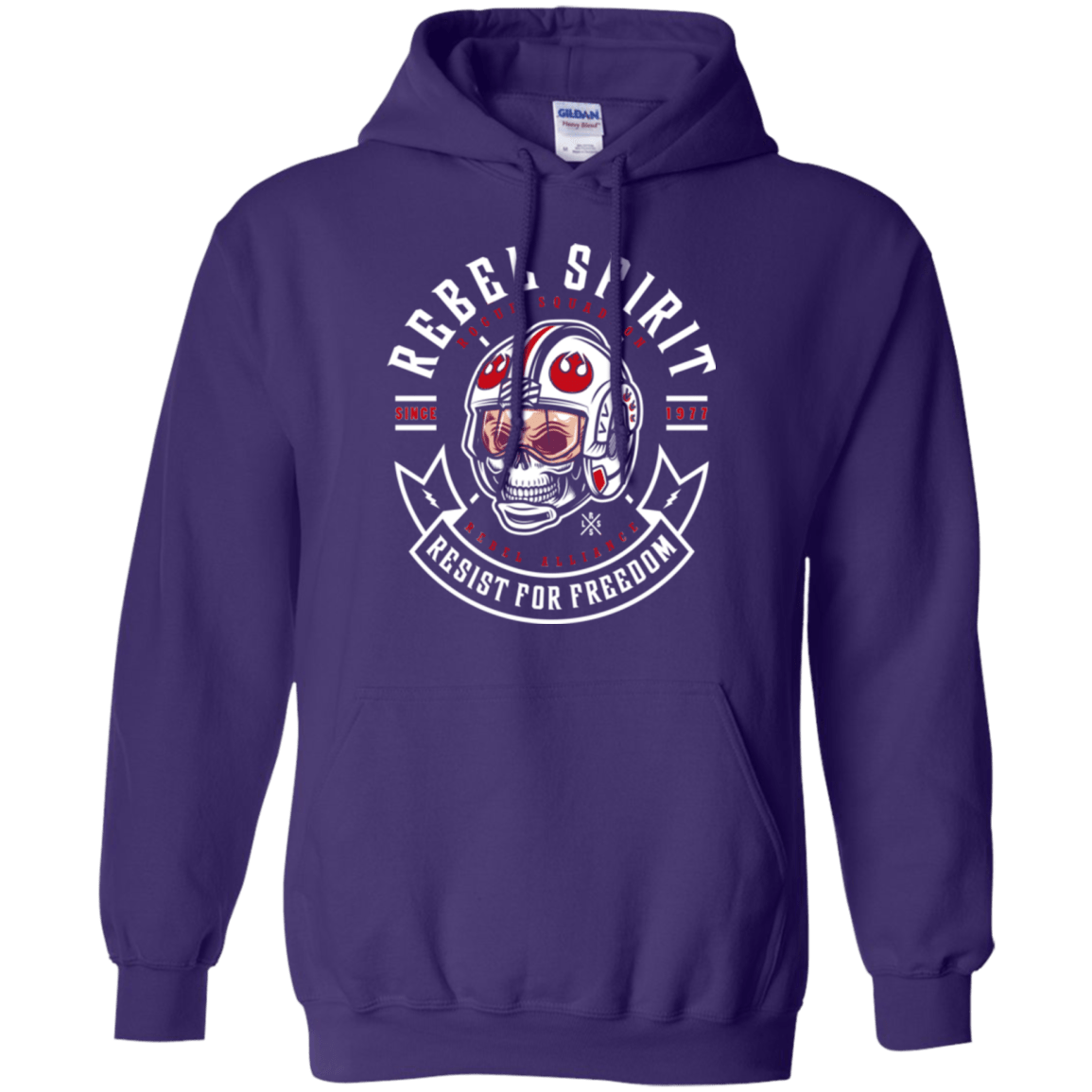 Sweatshirts Purple / Small Rebel Since 1977 Pullover Hoodie