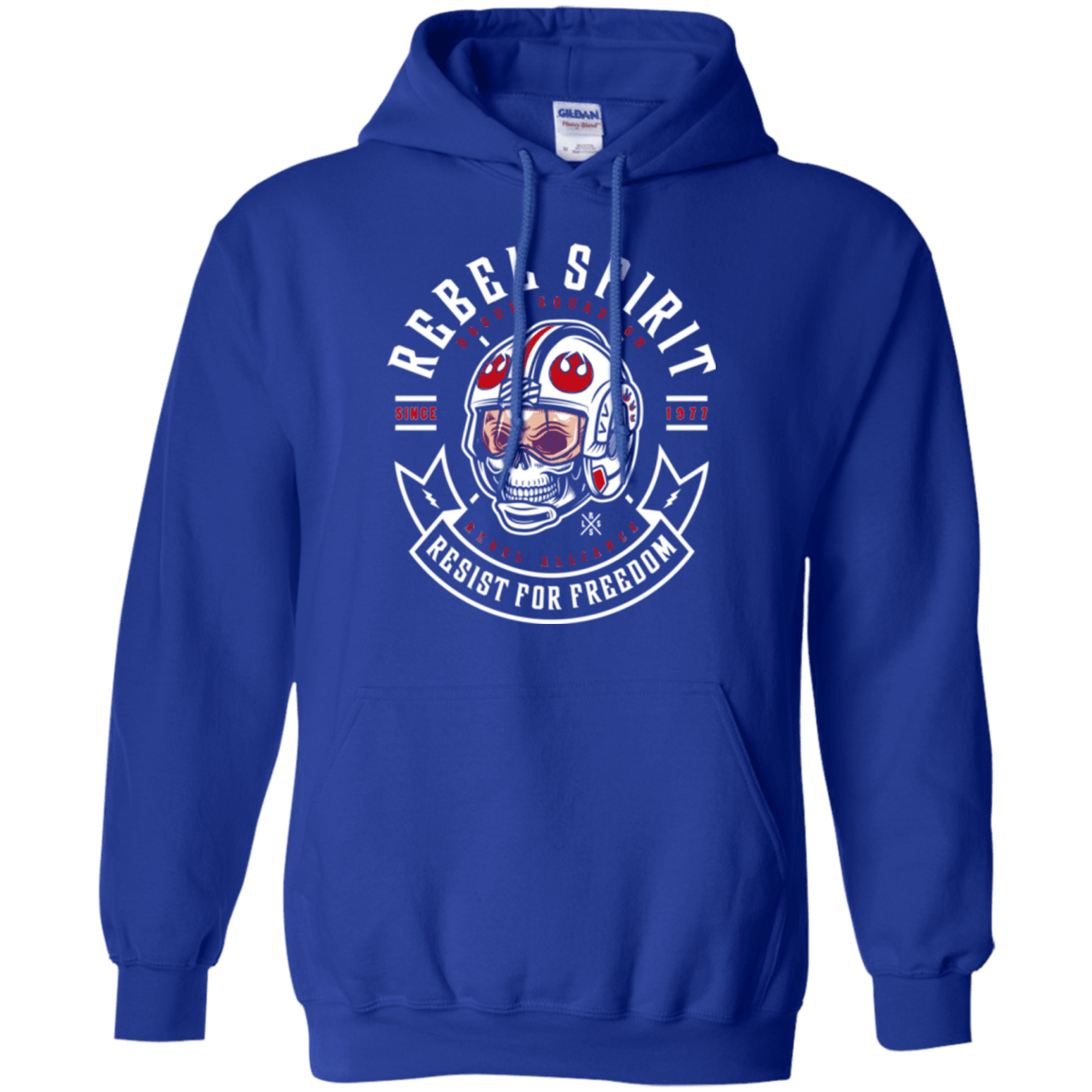 Sweatshirts Royal / Small Rebel Since 1977 Pullover Hoodie