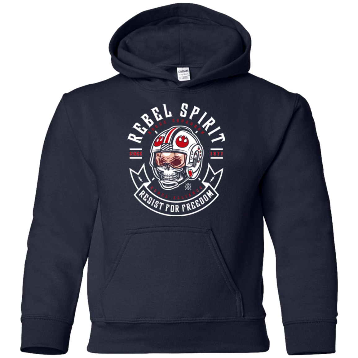 Sweatshirts Navy / YS Rebel Since 1977 Youth Hoodie