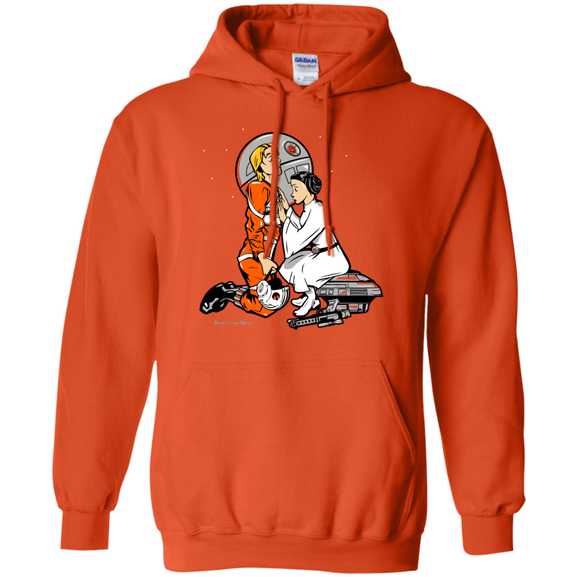 Sweatshirts Orange / Small Rebellion Hero Pullover Hoodie