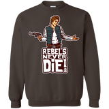 Sweatshirts Dark Chocolate / S Rebels Never Die Crewneck Sweatshirt