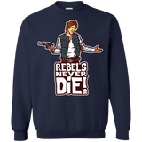 Sweatshirts Navy / S Rebels Never Die Crewneck Sweatshirt