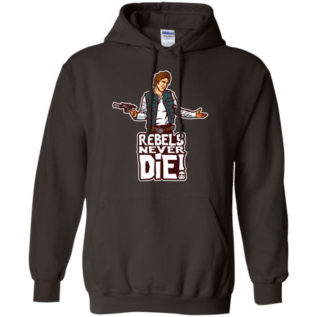 Sweatshirts Dark Chocolate / S Rebels Never Die Pullover Hoodie