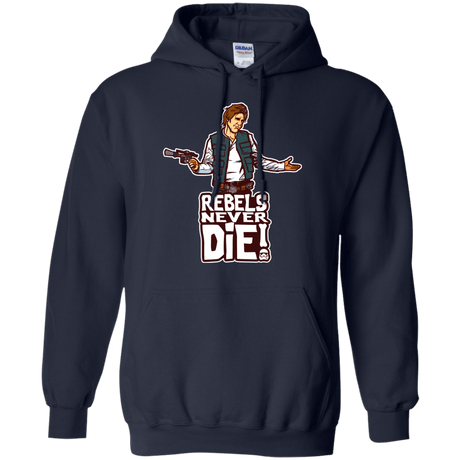 Sweatshirts Navy / S Rebels Never Die Pullover Hoodie