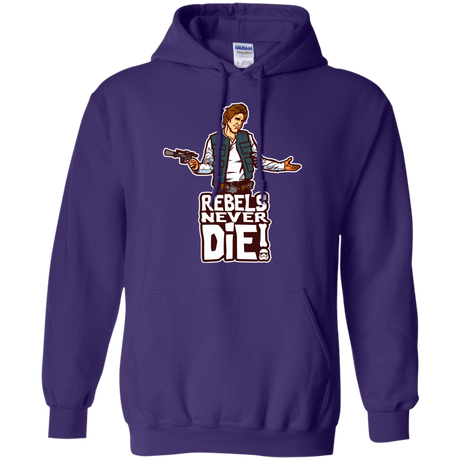 Sweatshirts Purple / S Rebels Never Die Pullover Hoodie
