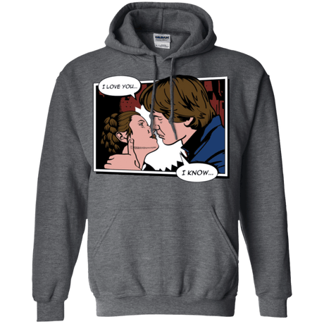 Sweatshirts Dark Heather / S Rebelstein Kiss Pullover Hoodie