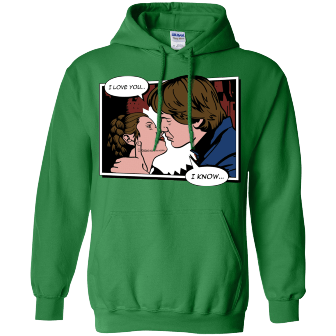 Sweatshirts Irish Green / S Rebelstein Kiss Pullover Hoodie