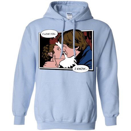 Sweatshirts Light Blue / S Rebelstein Kiss Pullover Hoodie