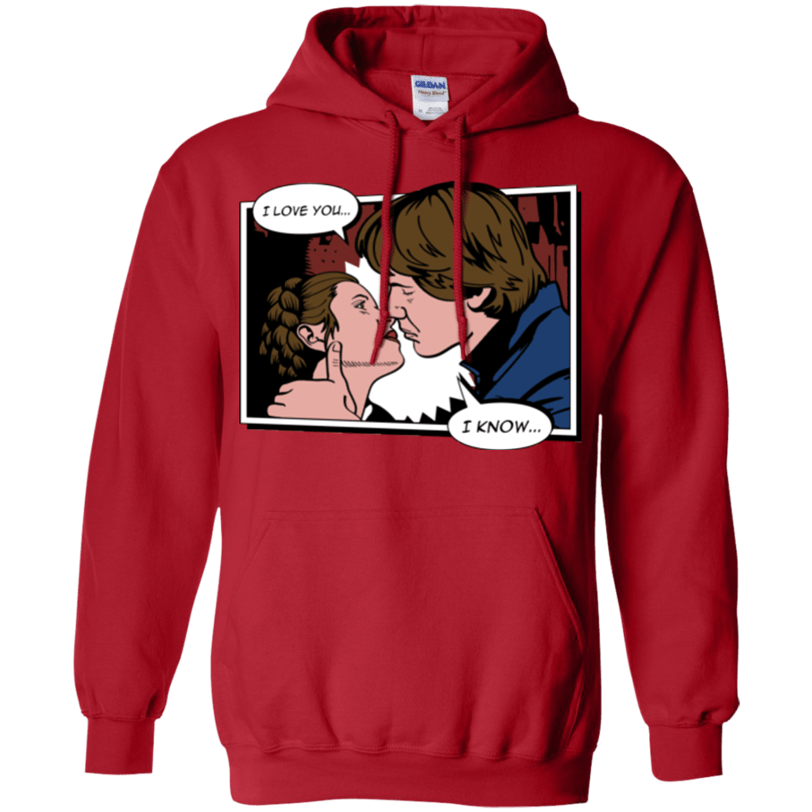 Sweatshirts Red / S Rebelstein Kiss Pullover Hoodie