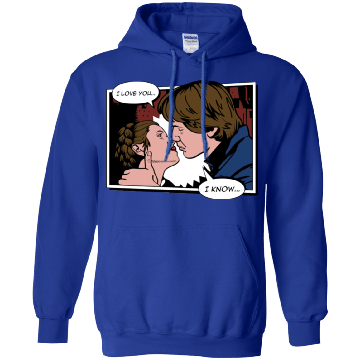 Sweatshirts Royal / S Rebelstein Kiss Pullover Hoodie