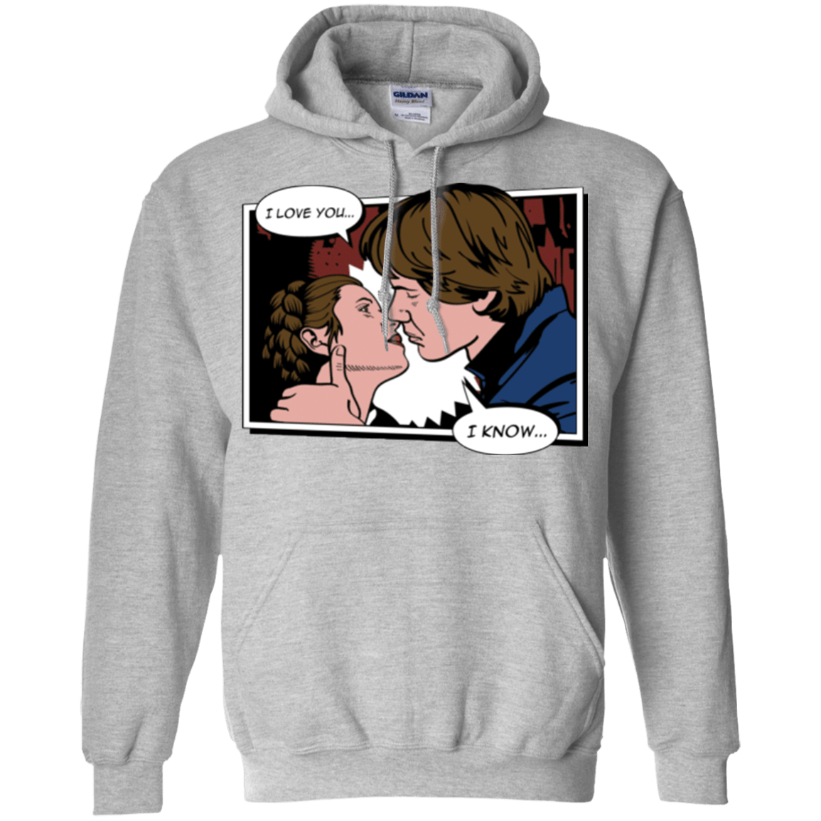 Sweatshirts Sport Grey / S Rebelstein Kiss Pullover Hoodie