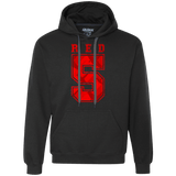 Sweatshirts Black / Small Red 5 Premium Fleece Hoodie