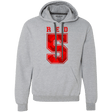 Sweatshirts Sport Grey / Small Red 5 Premium Fleece Hoodie