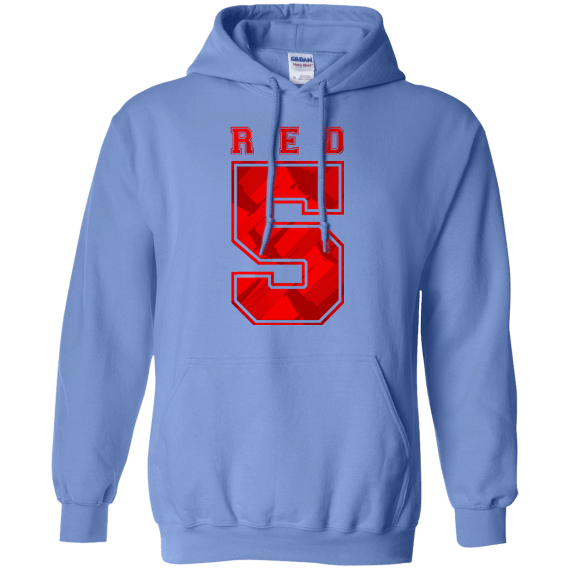 Sweatshirts Carolina Blue / Small Red 5 Pullover Hoodie