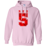 Sweatshirts Light Pink / Small Red 5 Pullover Hoodie