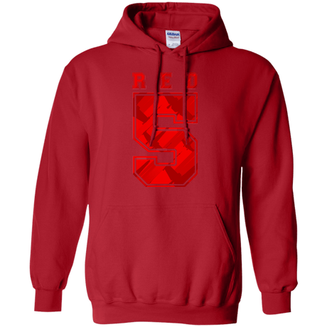 Sweatshirts Red / Small Red 5 Pullover Hoodie