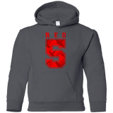 Sweatshirts Charcoal / YS Red 5 Youth Hoodie