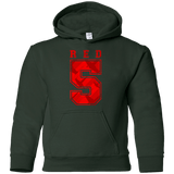 Sweatshirts Forest Green / YS Red 5 Youth Hoodie
