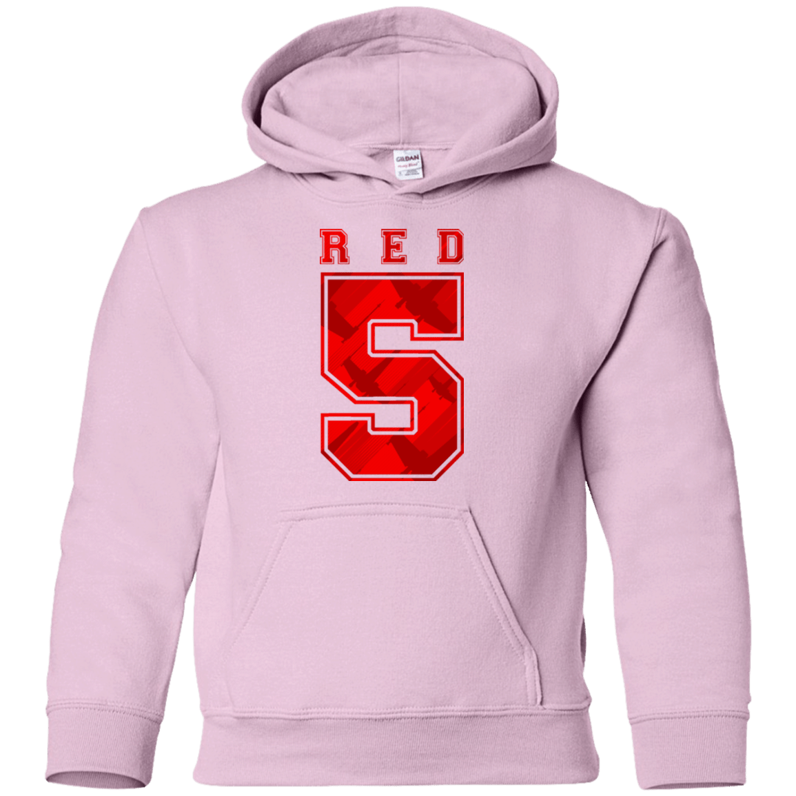 Sweatshirts Light Pink / YS Red 5 Youth Hoodie