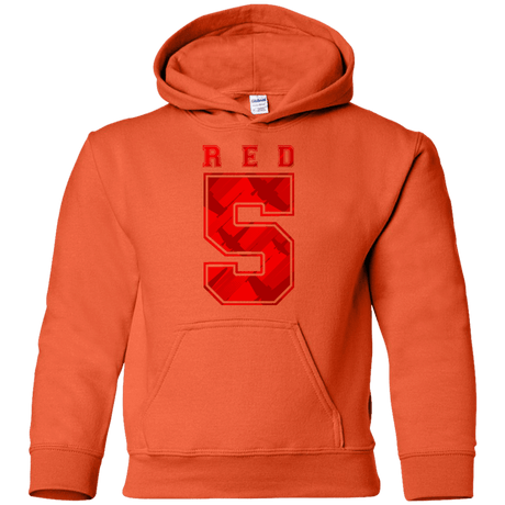 Sweatshirts Orange / YS Red 5 Youth Hoodie