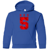 Sweatshirts Royal / YS Red 5 Youth Hoodie