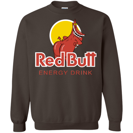 Sweatshirts Dark Chocolate / Small Red butt Crewneck Sweatshirt