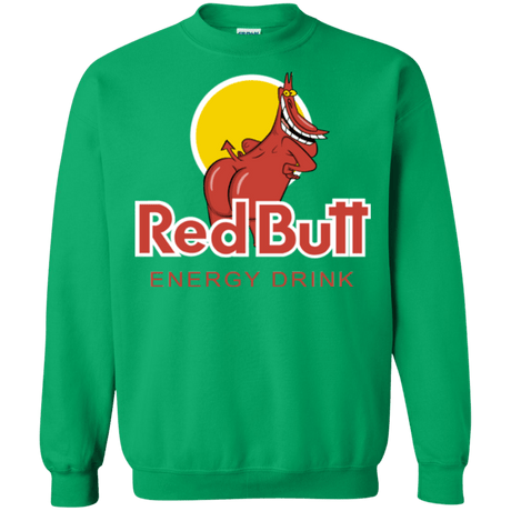 Sweatshirts Irish Green / Small Red butt Crewneck Sweatshirt